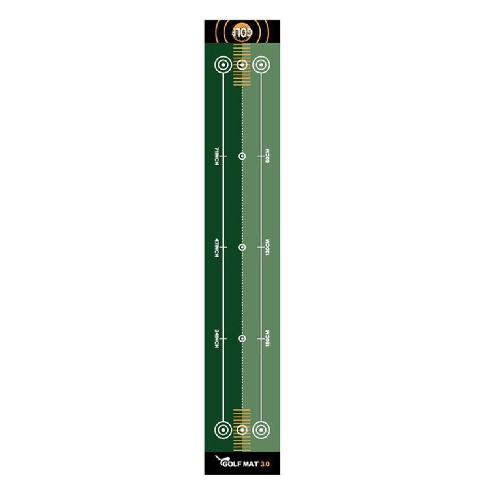 Foldable Golf Putting Practice Mat Anti-Slip Golf Putting Green Blanket Golf Hitting Mat Adults