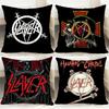 Подушка с изображением хэви-метал группы S-Slayer Удобная двусторонняя наволочка Идеально для Автомобиля, Дивана, Спальни и Многого Другого