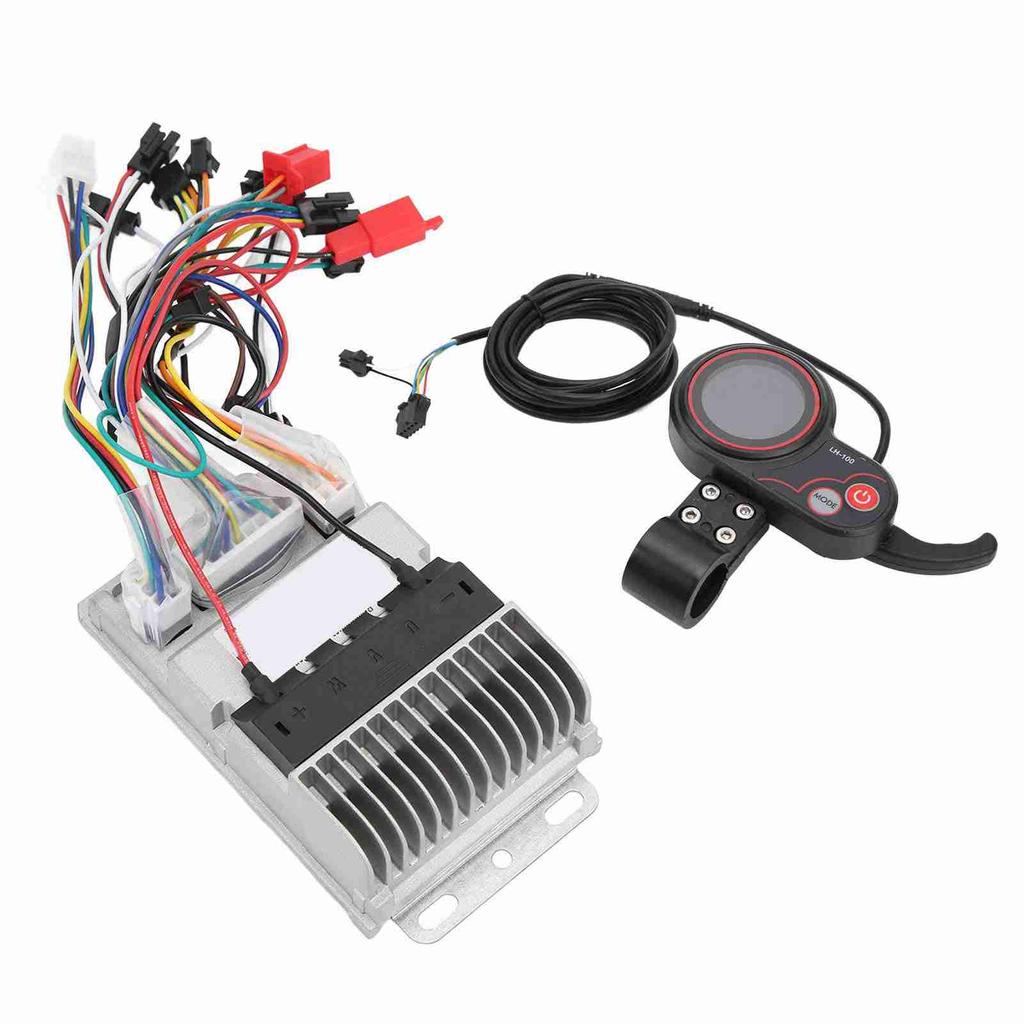 48 В 60 В 500 Вт бесщеточный контроллер двигателя LH100 ЖК-дисплей набор 3 режимов синусоидального контроллера комплект для