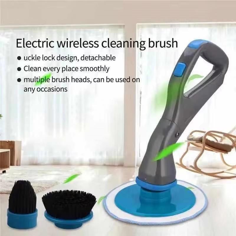 1Pc New Multi-Functional Electric Cleaning Brush Household Cleaning Artifact Hand Held Kitchen Cleaning Brush Wirelessconvenient