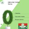 ORGANIC INDIA Порошок стевии 25 пакетиков Натуральный растительный подсластитель без сахара Ноль калорий Низкий гликемический индекс