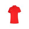 Solid Color Breathable Quick-Dry Polo Shirt Women Tops Flag-Red APLU190-2
