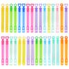 10-50pcs Colorful Bubble Soap Bottle Heart Wand Empty Tube Kids Birthday Party Favors Pinata Filler Toys Wedding Gifts for Guest