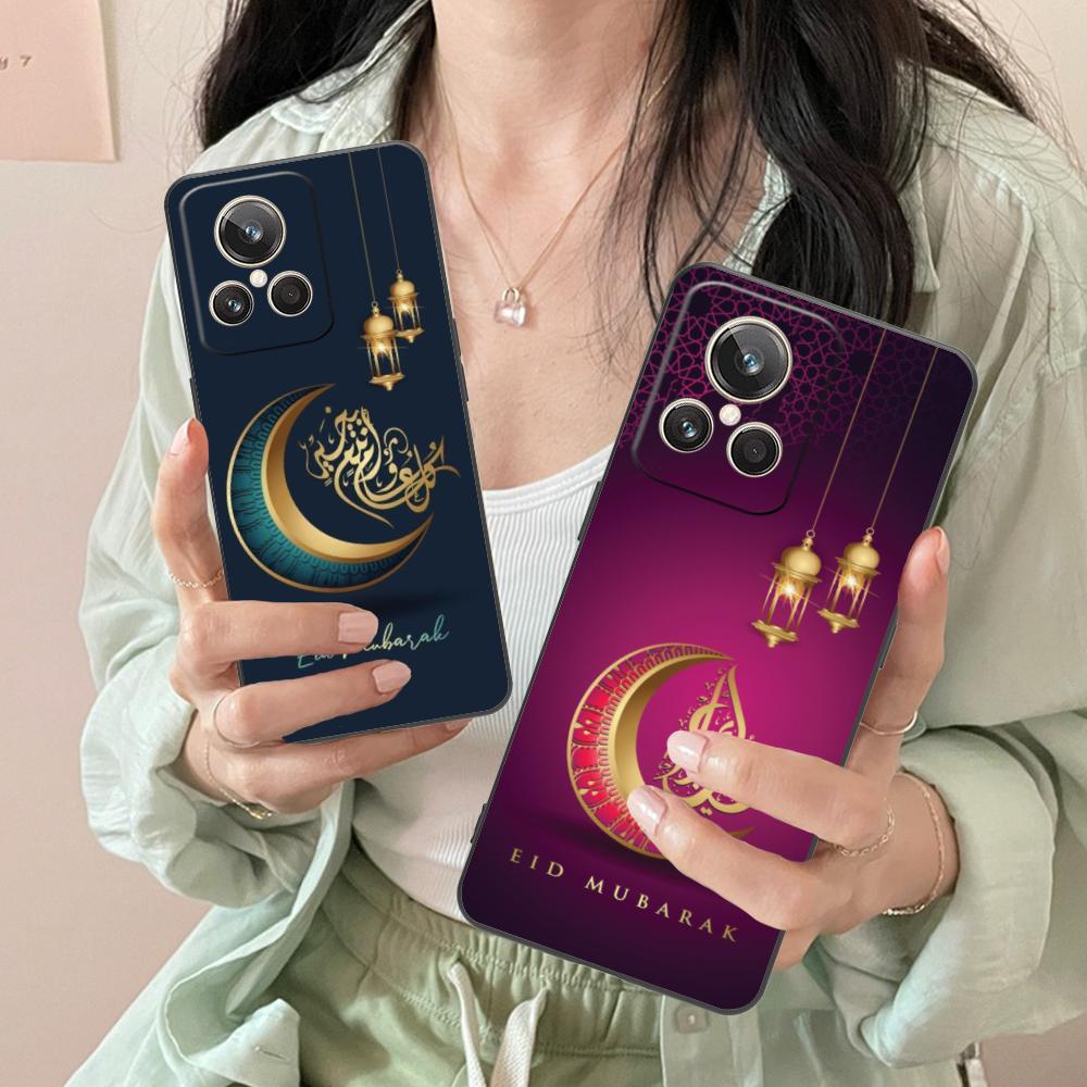 Чехол для мобильного телефона Eid Mubarak для Realme GT 8 Neo Pro C75 73 71 C67 65 C55 53 C35 31 C20 15 Цветной Печатный Чехол Чехол Роскошный