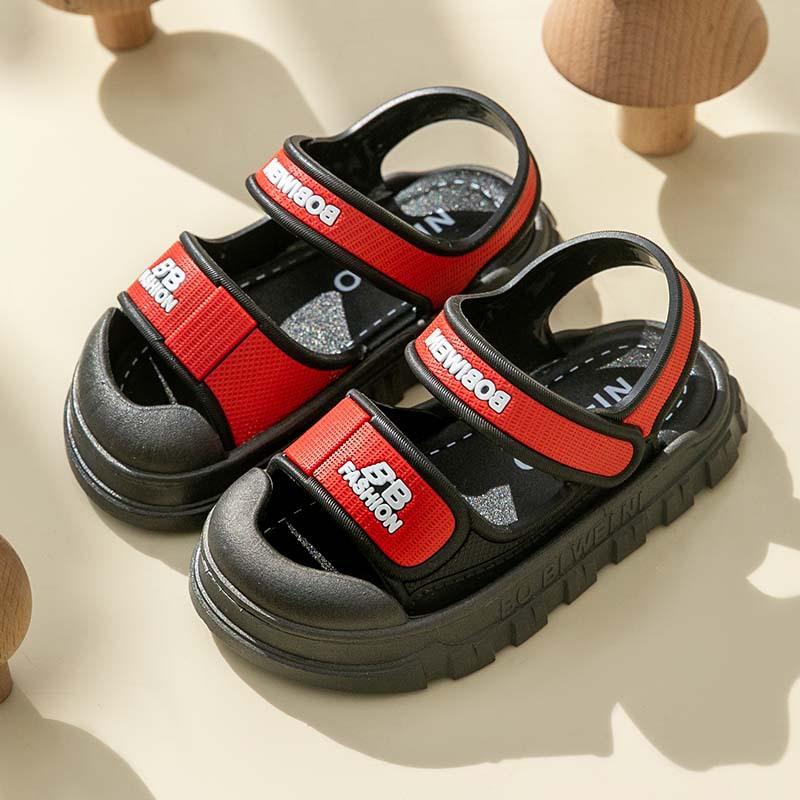 New Children's Sandals, Summer Home Anti Slip Soft Bottom Cartoon Baby Sandals for Girls and Boys In The Bathroom, Cool Mop