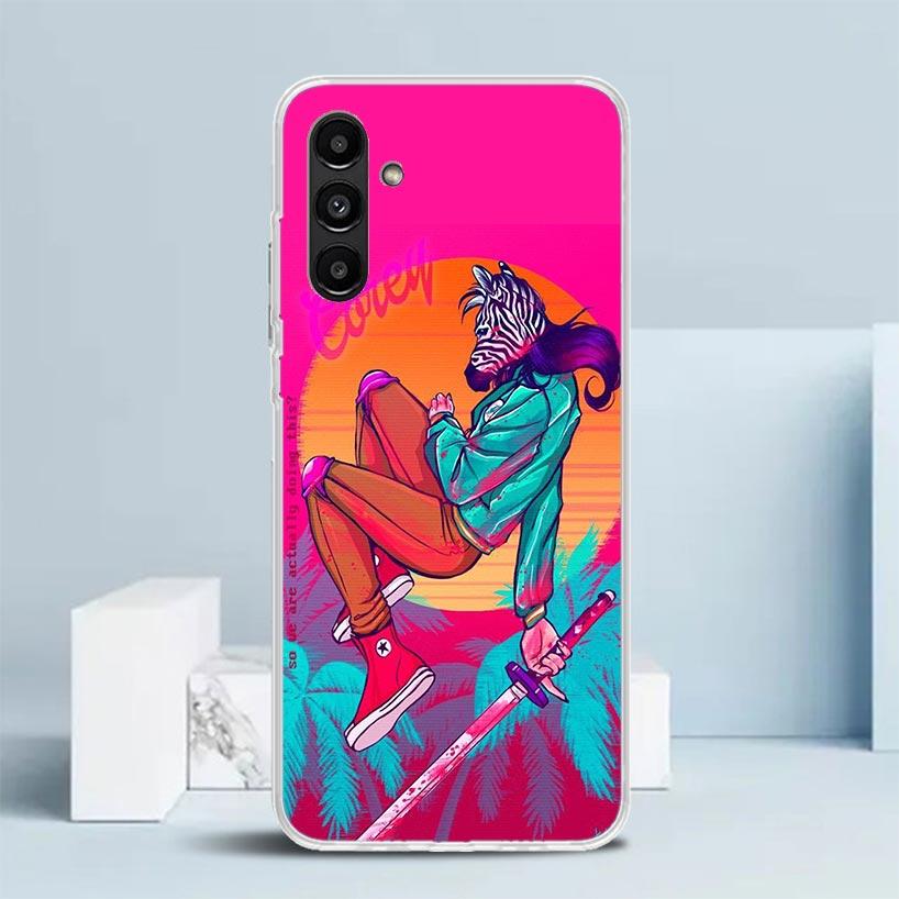 Игровой чехол Hotline Miami для Samsung Galaxy A17 A37 A57 A16 A26 A36 A56 A15 A14 A55 Чехол для телефона A13 A53 A25 A35 A24 A34 A23 A33 G