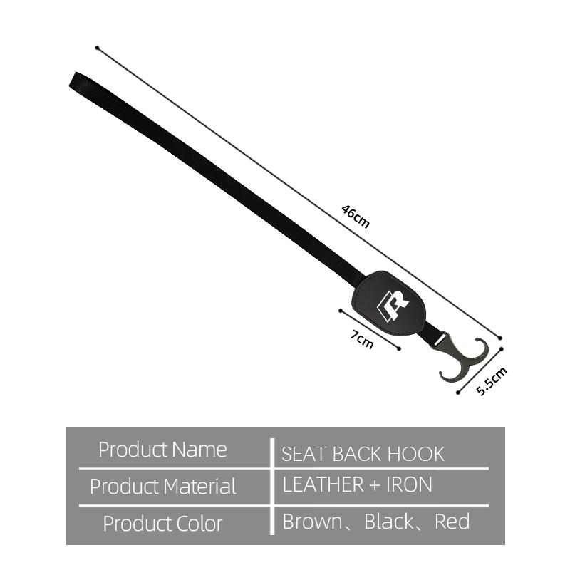T30Emblems For Volkswagen VW Car Back Rest Fixed Hook Handbag Hat Clothes Hanging Hooks Mk6 CC B5 B6 B7 Golf 4 5 6 7 Scirocco Sagit
