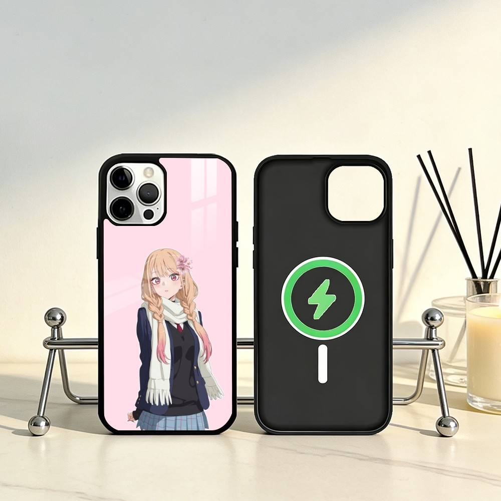 M-Marin Kitagawa Phone Case For iPhone17,16,15,14,13,12,11 Plus,Pro Max Magnetic For Magsafe Wireless Charging