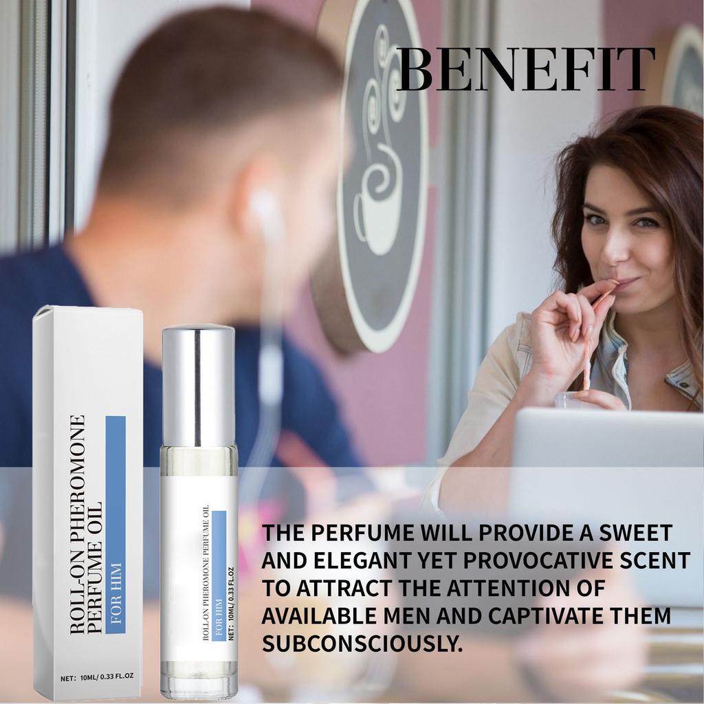 Pheromone Perfume Oil Long-lasting Perfume Suitable For Valentine's Day, Party, Music Festival,Dating For Him 10ml