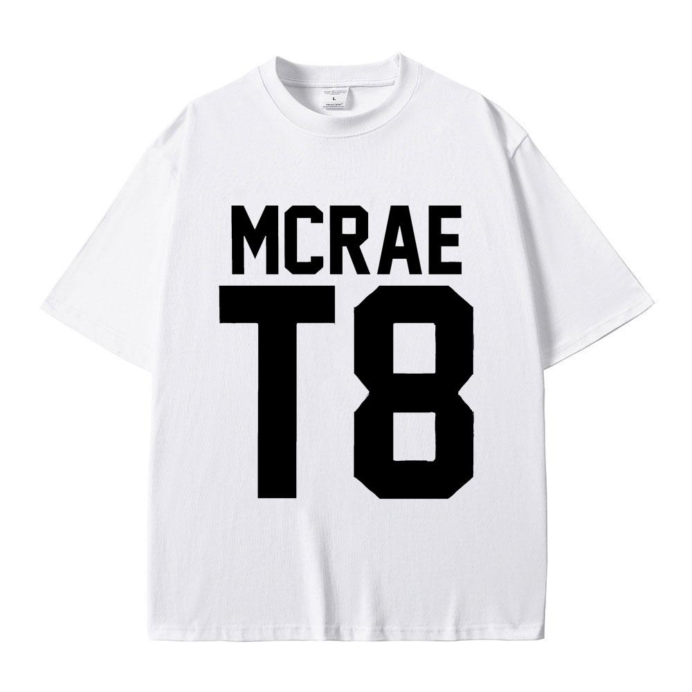 Футболки с изображением певца Тейта Макрэя T8, мужские и женские, модные, винтажные, трендовые, летние, мужские, повседневные, свободного покроя, с круглым вырезом и коротким рукавом