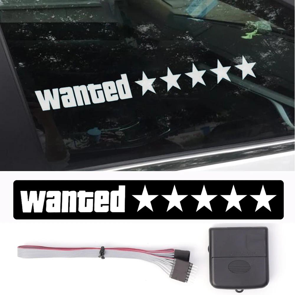 Электрический светодиодный стикер для автомобиля «Требуется пятиконечная звезда» El Cold Light Car Sticker Auto Moto Led Light-Emitting Signs Car Decals