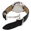 Seiko Мужские кварцевые часы с секундомером 1/5 секунды SBTR021 Черный кожаный ремешок