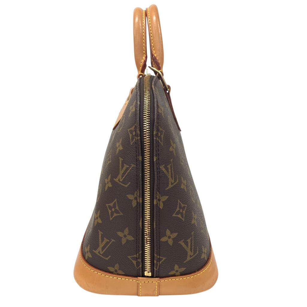 Подержанная сумка Louis Vuitton Monogram Alma PM M51130 Канва Коричневый Оригинал