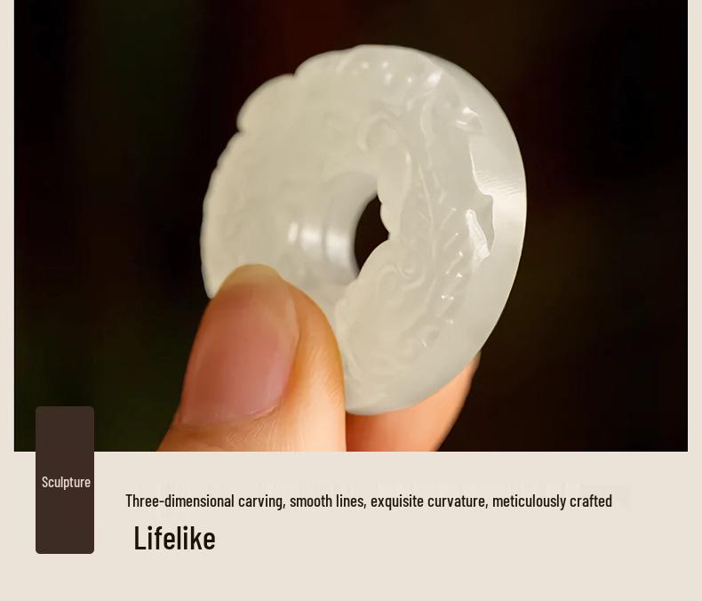 Унисекс ожерелье из афганского нефрита Пи Сю: Мужской кулон из нефрита, Идеальный подарок на день рождения для парня