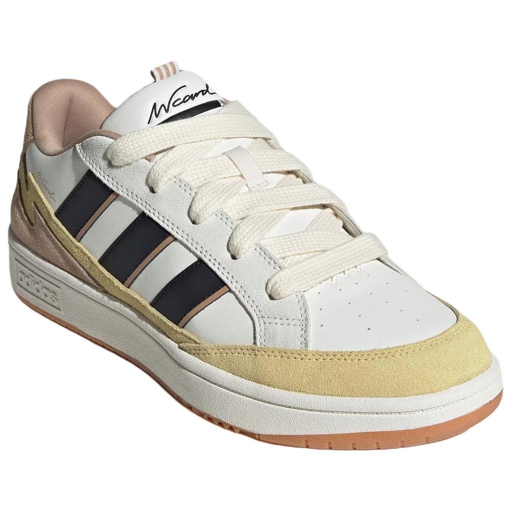 adidas Wcard Adv Кожаные Универсальные Удобные Прочные Низкие Кеды для Скейтбординга Унисекс Кеды для Скейтбординга Ярко-белые JQ4534