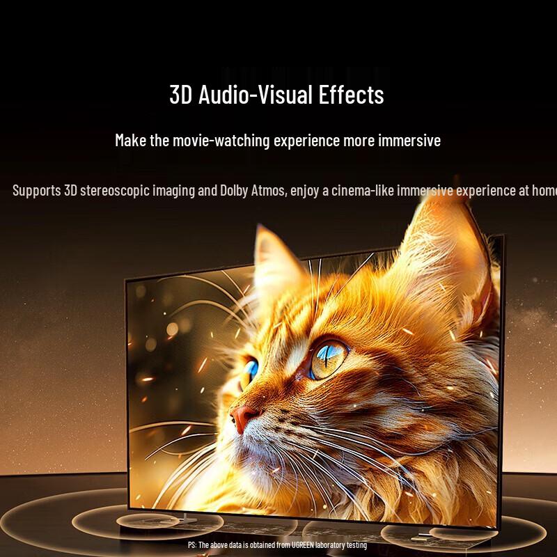 Ugreen Кабель HDMI 2.1 8K@60 Гц / 4K@240 Гц