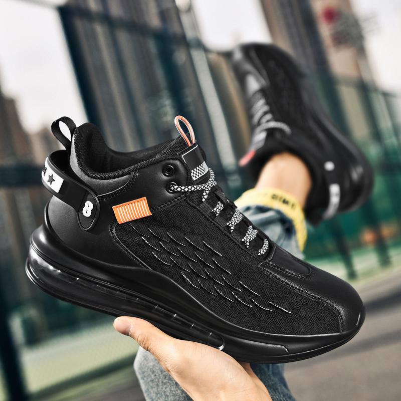 Мужская летающая тканая спортивная обувь на воздушной подушке, дышащая повседневная обувь 39-45