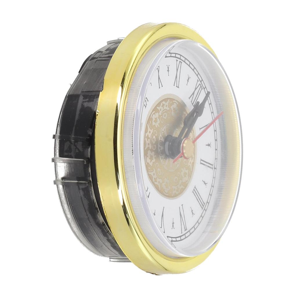 Алюминиевые настенные часы Золотая отделка Ретро-часы Простой дизайн