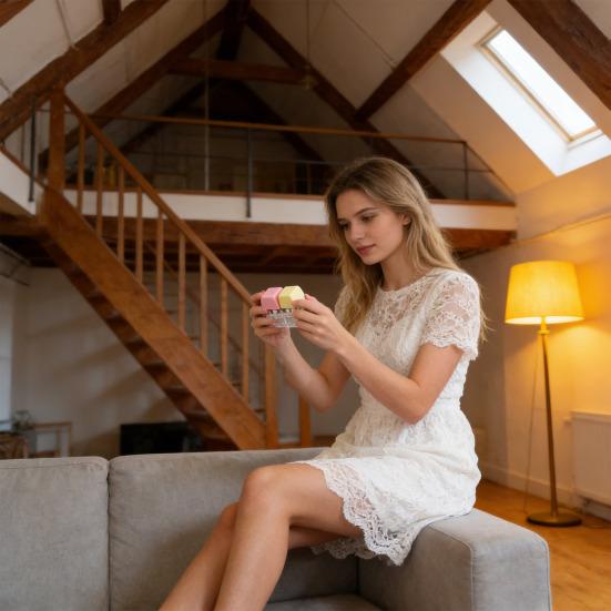 Клавиатура Игрушка-антистресс Бесшумная Клавиатура-брелок для снятия стресса со светодиодной подсветкой Кнопка Декомпрессии Щёлкалка для пальцев Сенсорная игрушка для взрослых