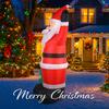 7.87FT Inflatable Toy Santa Claus Gift Bag with LED Lights Xmas Yard Lawn Party Decoration Christmas Home Supplies Ornament Gift
