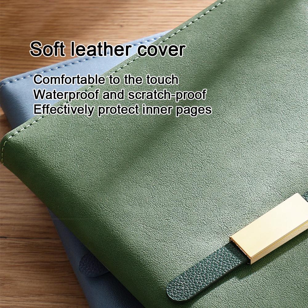 (Логотип можно выгравировать) Деловой блокнот А5 с пряжкой, студенческий блокнот, блокнот для записей встреч с подарочной коробкой, ежедневник, предметный блокнот