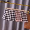 Spring and Summer Skirt for Girls College Style Pleated Skirt Cute Plaid Skirt for Girls