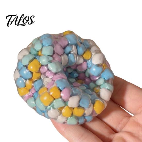 Portable Fidgets for Daily Use Handmade Squeeze Stress Ball, Ultra‑Soft Fidget Squeaky Creative Sensory Safe TPR Squeezable Balls Kids Toy