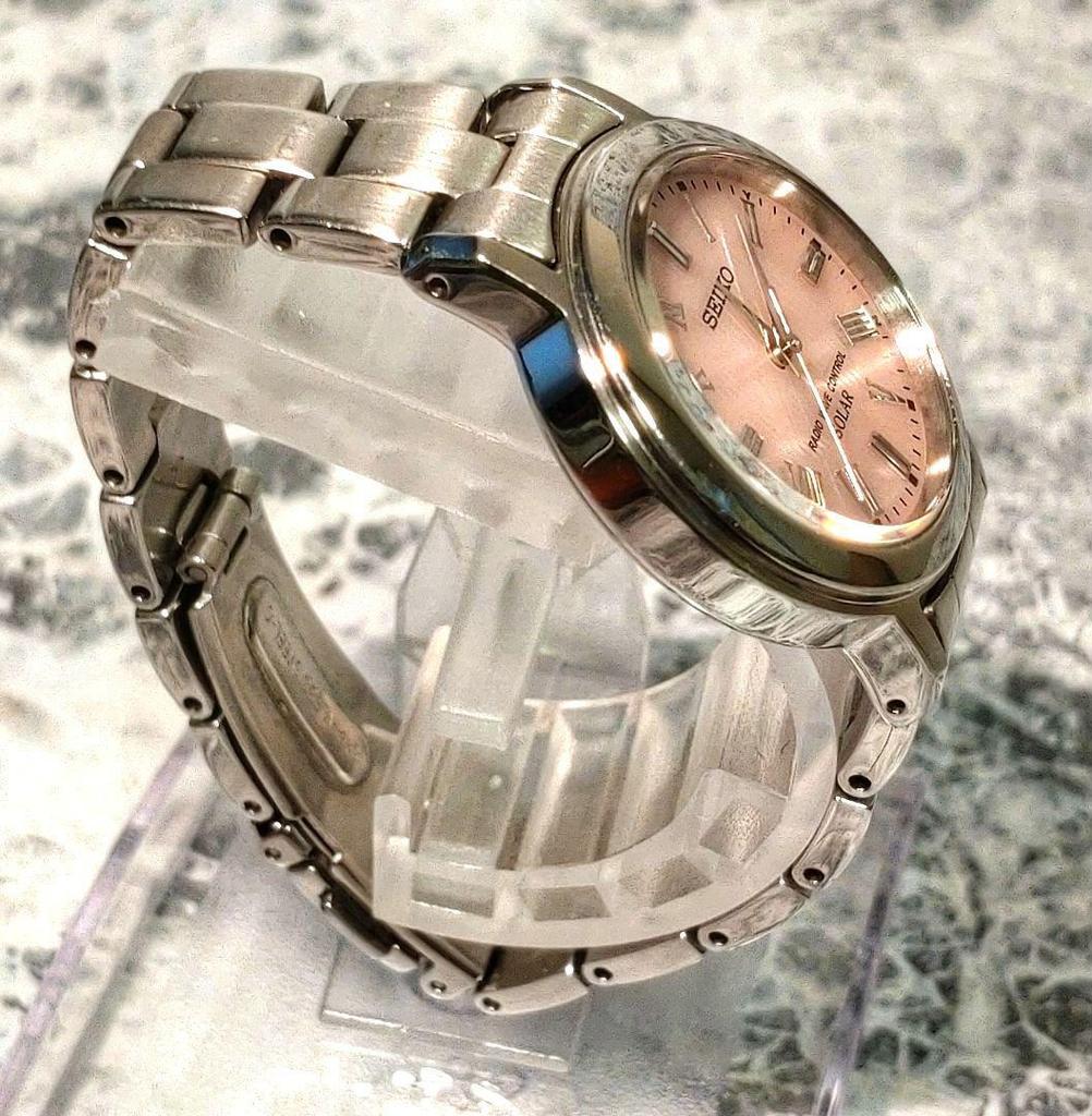 [USED] SEIKO Solar Watch for Women, Pink, Working