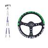VERTEX 1996 13Inch Automobile Repacking Racing Steering wheel 6 Bolt Leather Alloy Drift Racing Steering Wheel with Horn Button