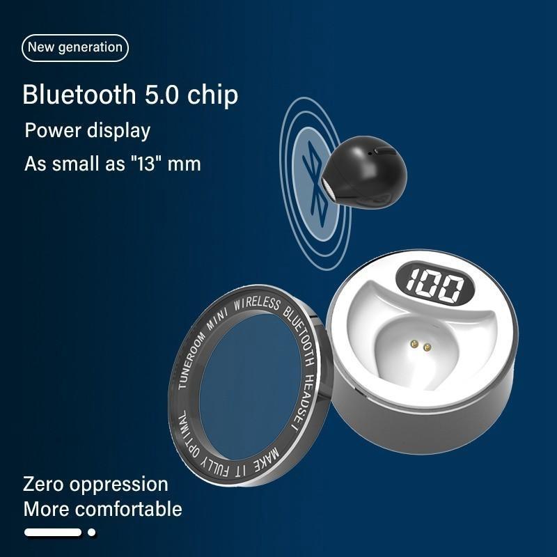 Мини-наушники Bluetooth-совместимые невидимые беспроводные маленькие наушники Скрытые наушники Микро-гарнитура с микрофоном для маленьких ушей