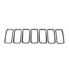 ABS Car Front Grille Decoration Ring Cover Stickers For Jeep Renegade 2019 Up Car Exterior Accessories