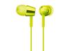 Sony Green MDR-EX150 Earphones In-Ear,