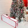 Christmas Tree Storage Bag with Reinforced Handle Zipper Closure Large Capacity Waterproof Foldable Xmas Tree Organizer