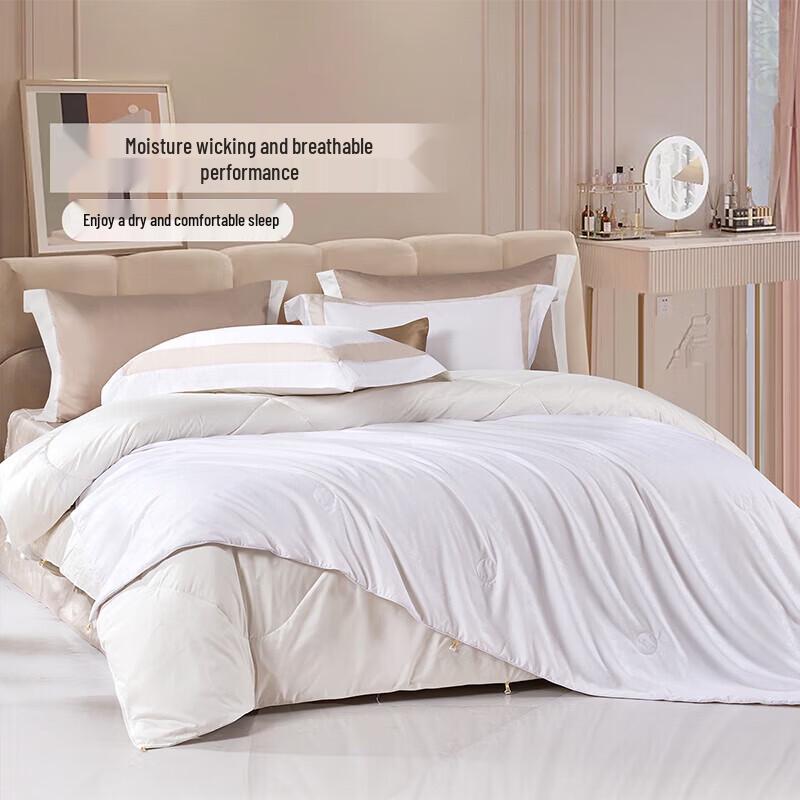 FUANNA 100% New Zealand Wool and Silk All-Season Duvet