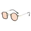 Trendy Uv400 Square Round Sunglasses Clear Unique Ocean Lens Shades Men Punk Sun Glasses For Women