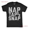 Мужская смешная футболка Nap Tap Or Snap Саркастическая Борьба Новинка Для винтажной Стирки Универсальная Мягкая Стильная homme Растянутая