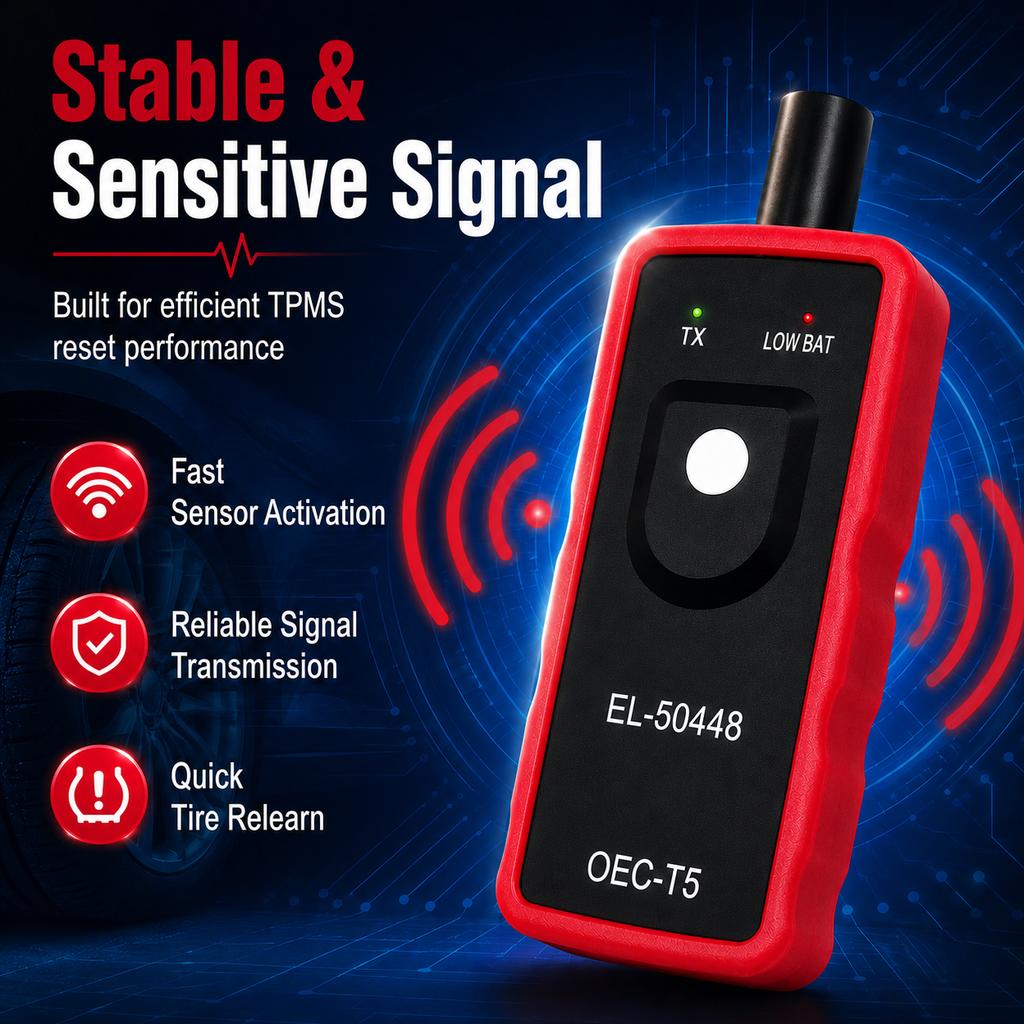 Инструмент сброса TPMS EL-50448 для датчика давления в шинах GM, устройство переобучения, инструмент активации датчика
