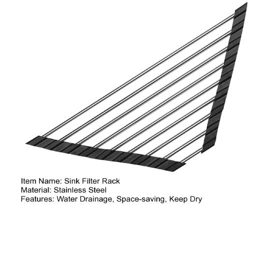 Сливная полка многоразовая складная треугольная антикоррозийная нержавеющая сталь миска тарелка сушилка для овощей и фруктов кухонные принадлежности