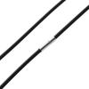 Black Cord Stainless Steel Jewelry Simple Necklace Chain