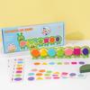 Montessori Magnetic Caterpillar Puzzles Children's Toy Color Shape Matching Logical Thinking Training Puzzle Board Game For Kids
