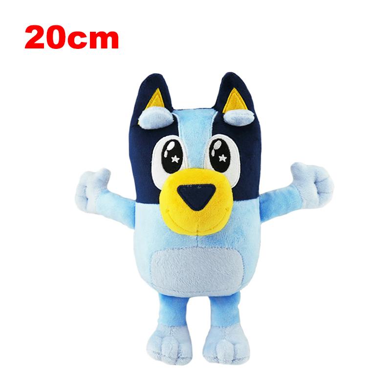 20/30CM Bluey And Bingo Plush Dolls Shining Star Eye Bluey Bingo Anime Plush Stuffed Toys Birthday Christmas Gift For Children