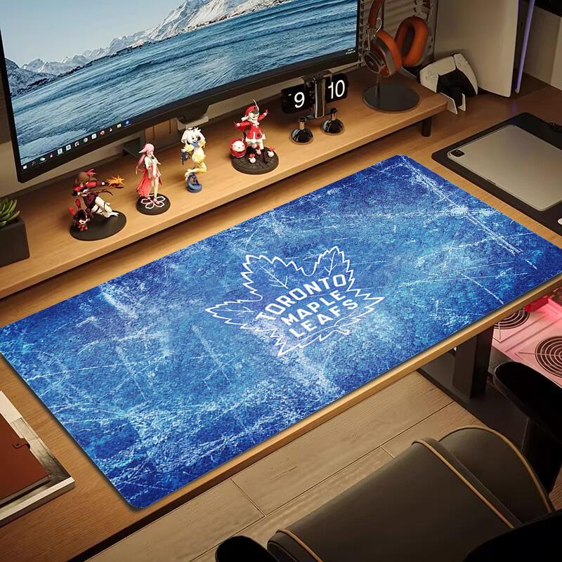 Toronto Maple Leafs Logo Color Mouse Pad Large Gaming Table Cushion Non-slip Laptop Tablet Big Mousepad XXL Mat Mini PC Playmat With Lock edge