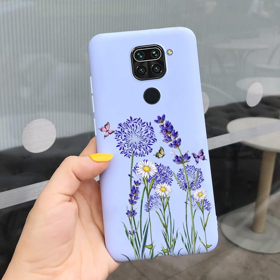 Чехол для Xiaomi Redmi Note 9 Роскошный подсолнух лаванда силиконовый задняя крышка чехол для телефона для Redmi Note 9 Pro Max 9s Note9 мягкий чехол