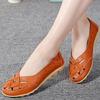 Women Flat Shoes  Breathable Leather Shoes For Women Loafers Soft Leather Flats Shoes