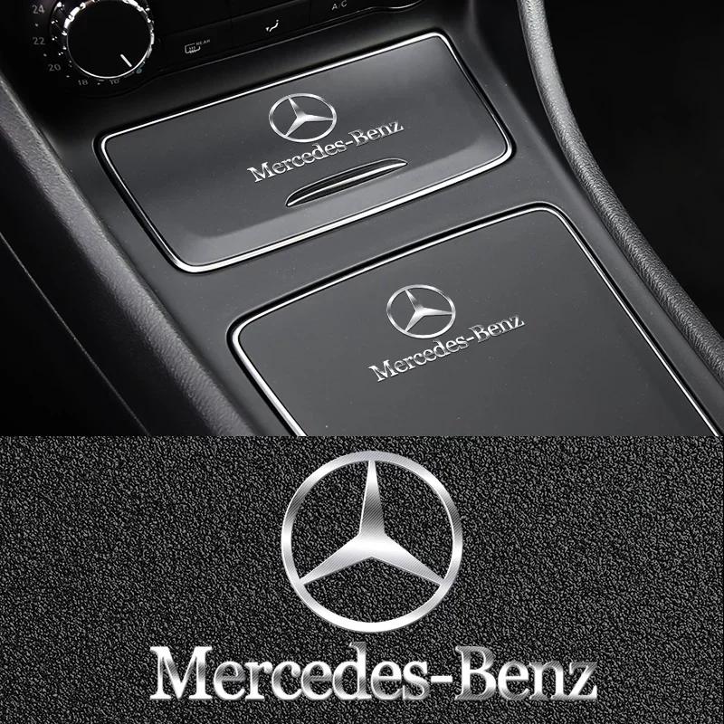 2025 For Mercedes-Benz 1pcs Metal Car Emblem Sticker For Mercedes Benz W117 W176 W177 W205 204 W213 W253 W156 W218 W166 CLA GLC