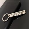 You For Husband Gift Handsome Hang Keys Pendants Jewelry Key Ring Fashion Accessories Key Chain