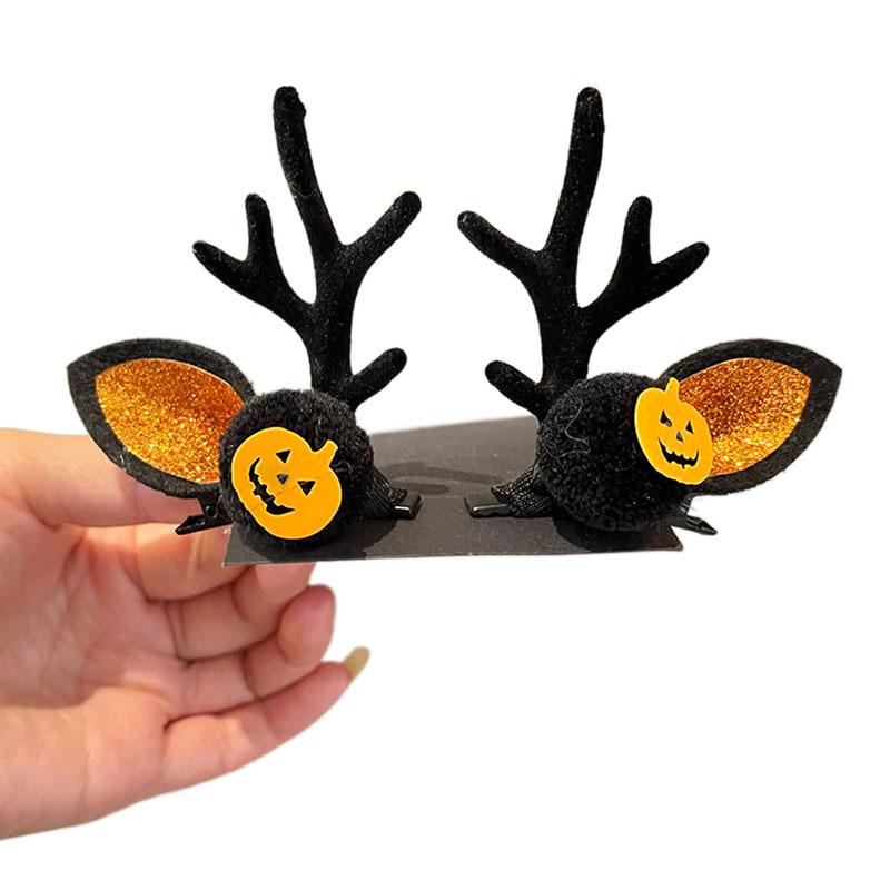 Girls Halloween Headwear Dark Child Demon Hairpin Witch Hairwear Adult Decorative Headband Dress Up Female Hairpin