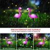1pc Outdoor Solar Lights Flamingo Garden Led Stake Waterproof LED Landscape Ground Lamp for Outdoor Pathway Xmas Garden Decor
