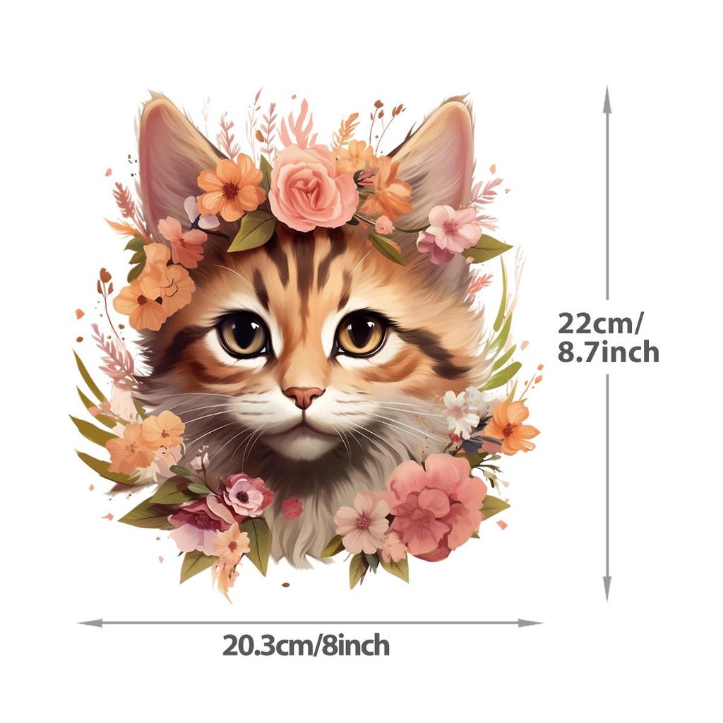 Нашивка с милым животным и цветком на одежде, термоклей, панда, кошка, лиса, сделай сам, моющиеся теплопередачи, новые аксессуары для одежды, наклейки для детей