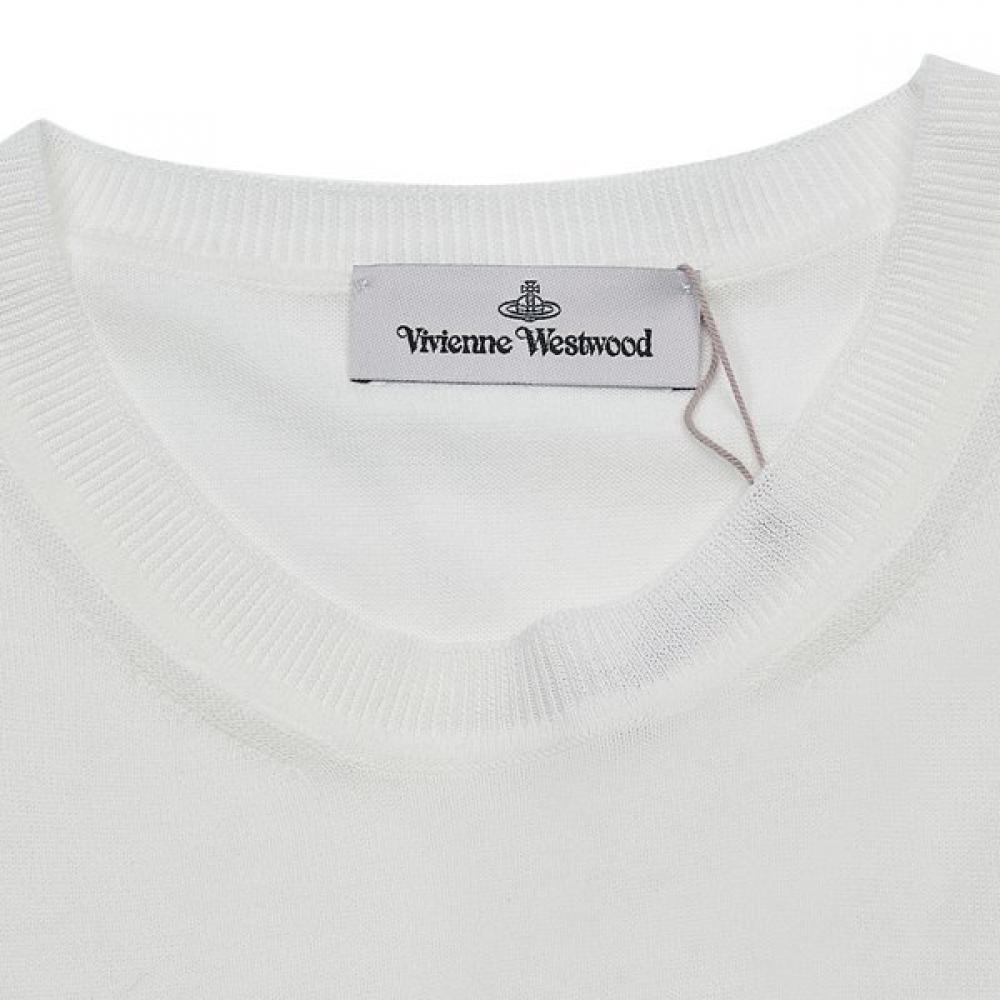 Vivienne Westwood Men Orb Logo Short Sleeve Knit 2701002g Y003f A401